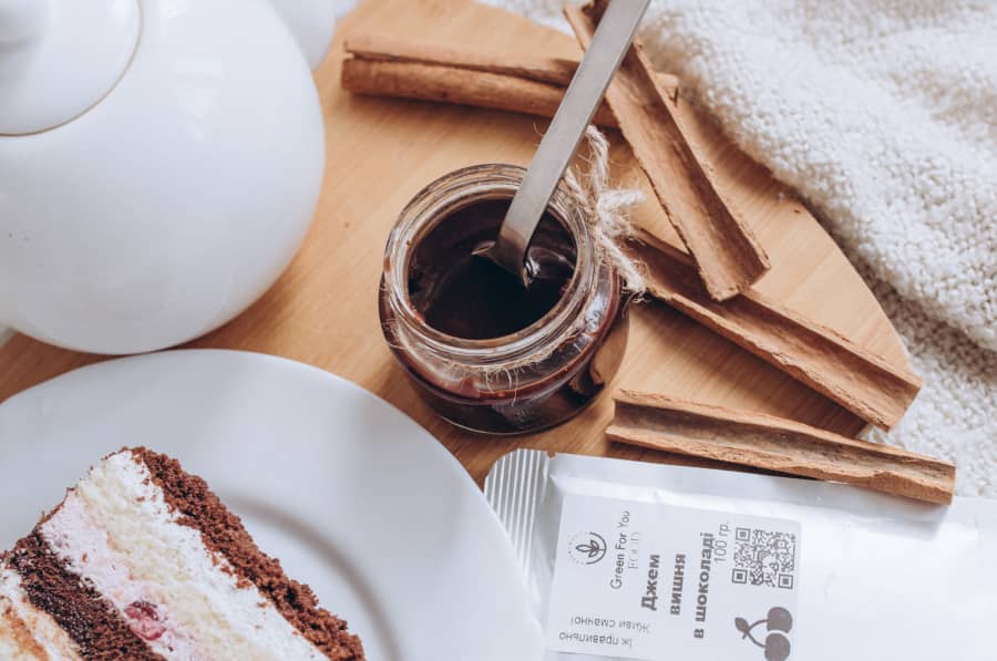 Джем вишня в шоколаді 100г - Зображення 3