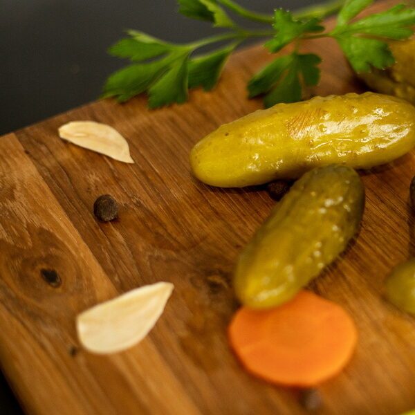 Огірки мариновані вакуумовані 400г