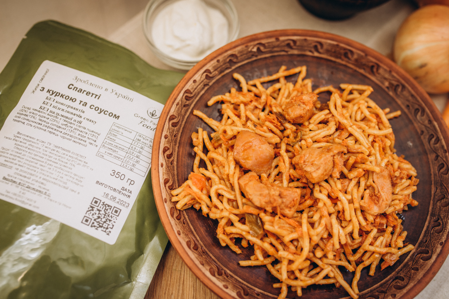 Спагетті з м'ясом курки та соусом 350г - Зображення 2