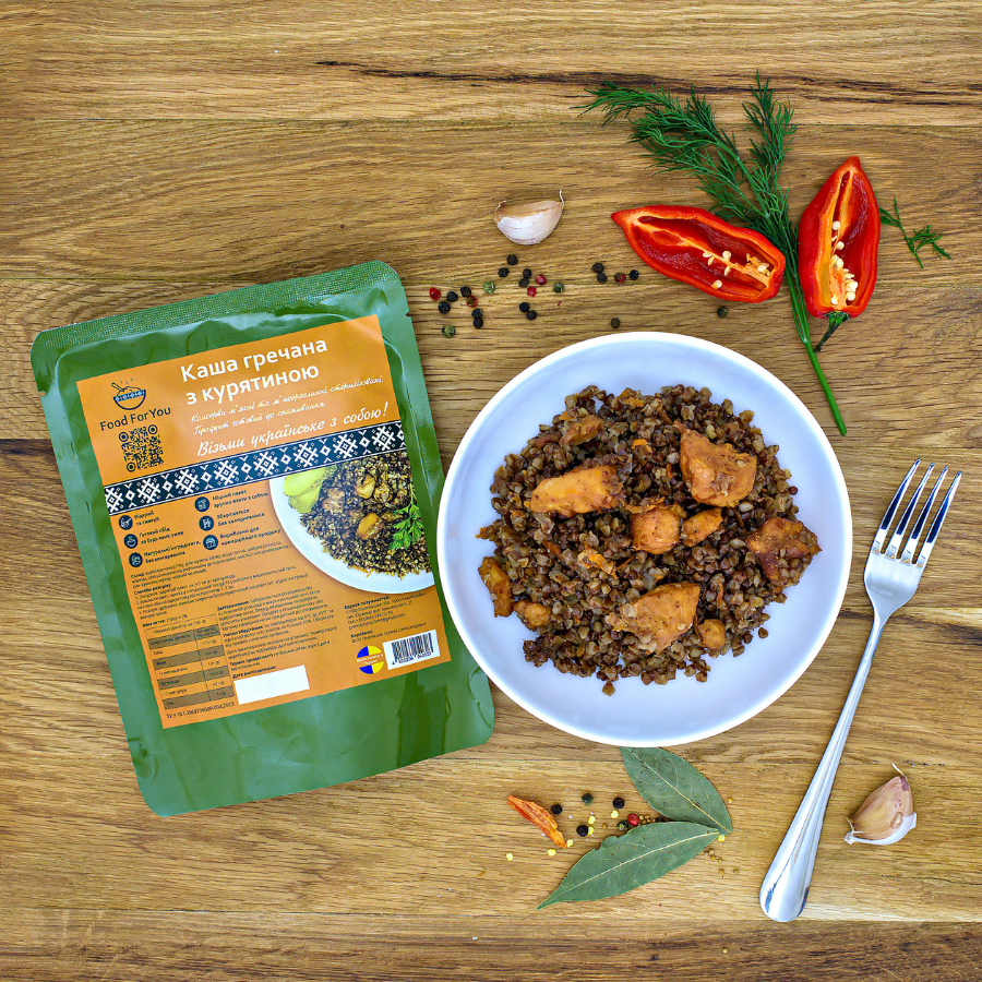 Каша гречана з курятиною