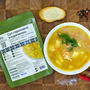 Суп гороховий з курятиною