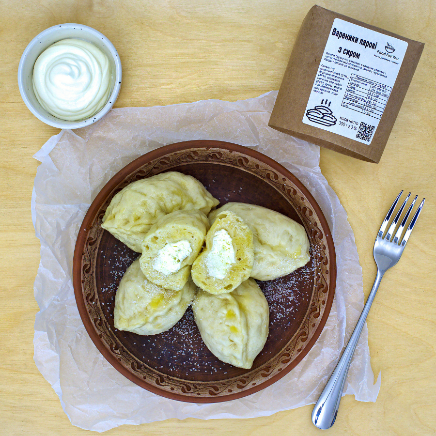 вареники з солодким сиром